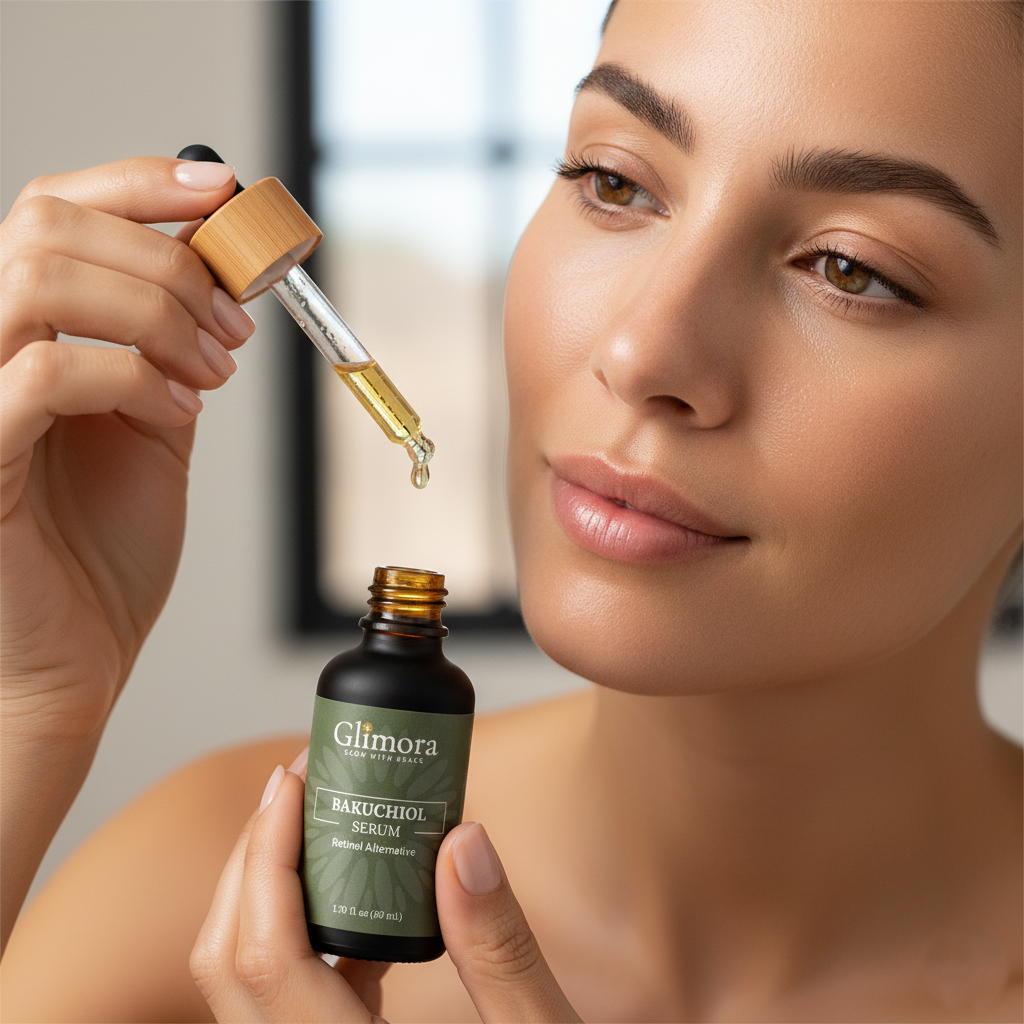 Glimora Bakuchiol Renewal Serum | Clinical Retinol Alternative | Made in USA