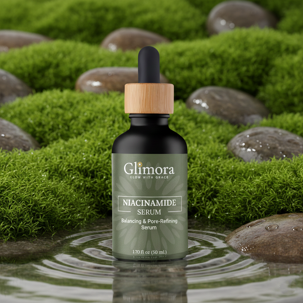 Glimora Niacinamide 5% + Hyaluronic Acid Serum | Pore-Refining & Barrier Support