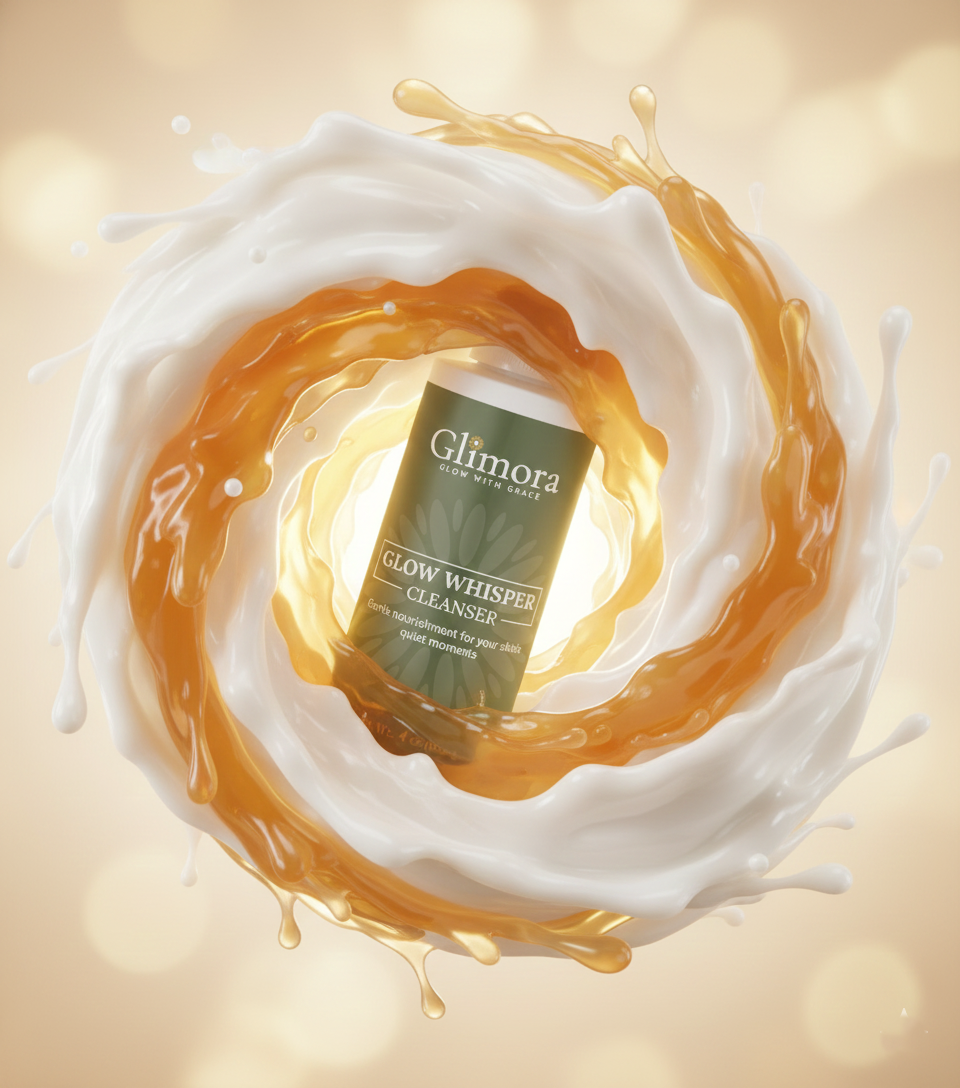 Glimora GlowWhispher Cleanser |  Nourishing Daily Facial Wash | Made in USA
