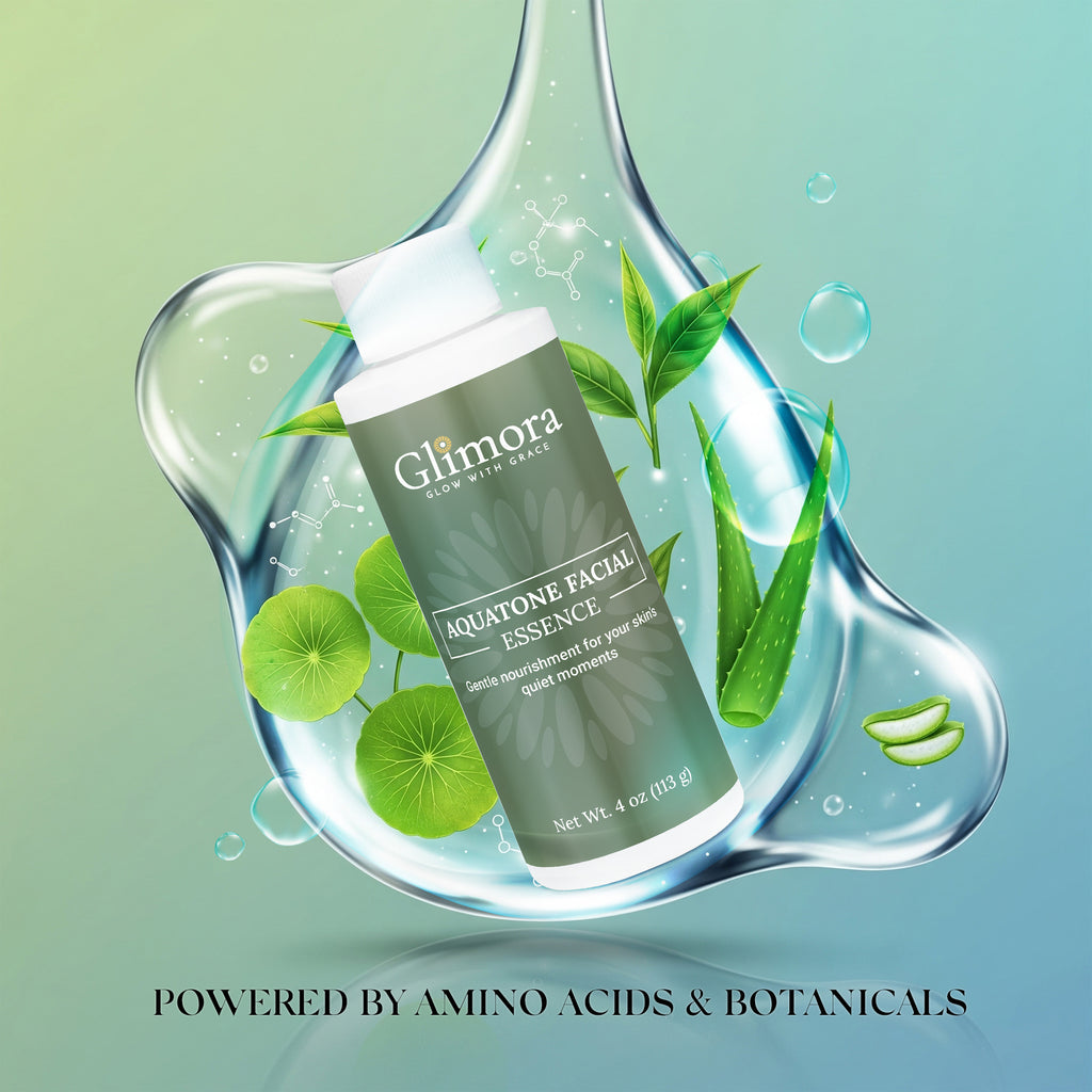 Glimora AquaTone Facial Essence-(Amino  Acid Power House) pH Balancing & Cellular  Support | Made in USA