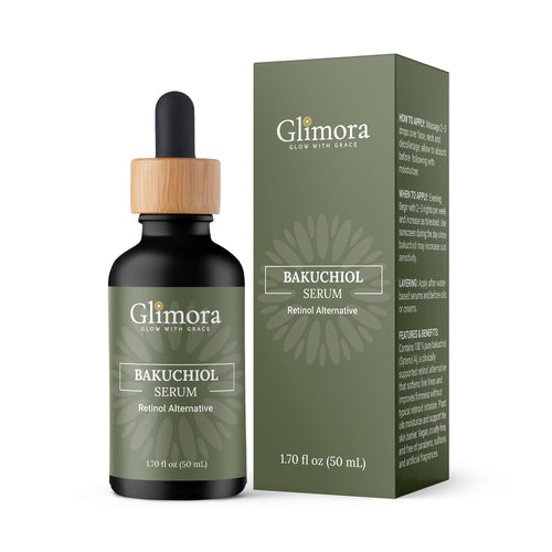 Glimora Bakuchiol Renewal Serum | Clinical Retinol Alternative | Made in USA