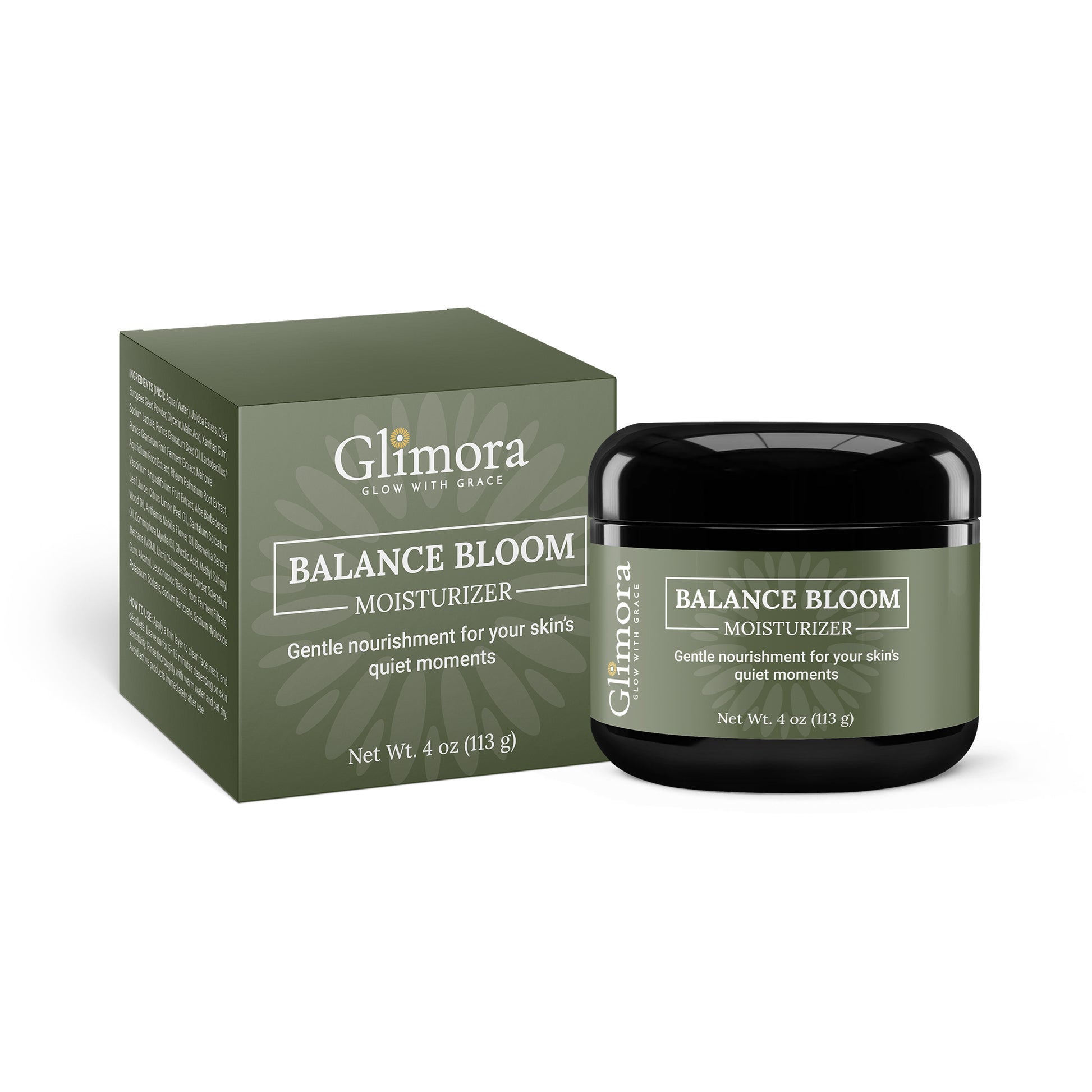 Glimora BalanceBloom Moisturizer | pH Balanced Recovery & Renewal | Made in  USA