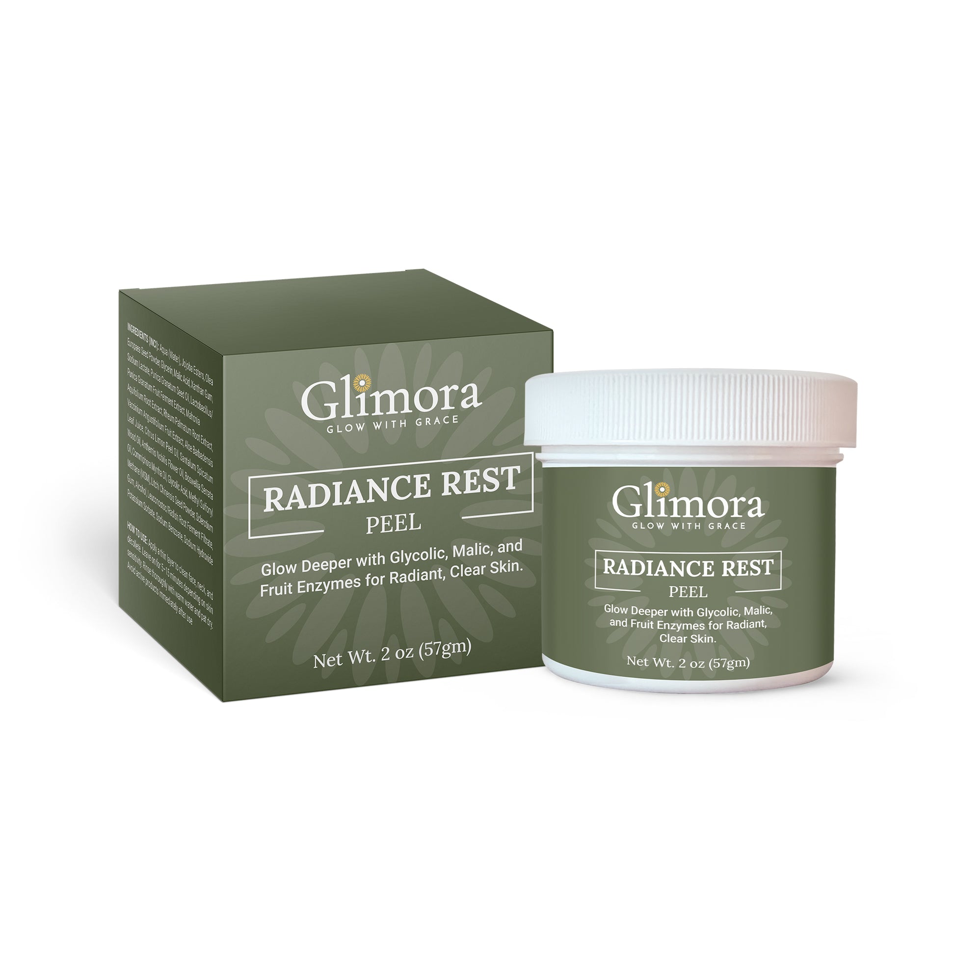 Glimora RadianceRest Peel | Professional  Resurfacing Treatment | Made in USA