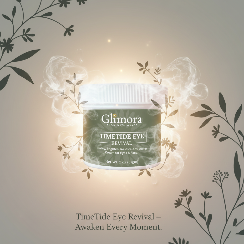Glimora TimeTide Eye Revival-Glimora  Peptide & AHA Eye Treatment | Youthful Eye  & Face Lotion | Made in USA