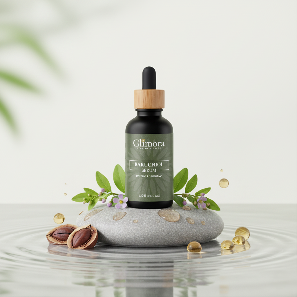 Glimora Bakuchiol Renewal Serum | Clinical Retinol Alternative | Made in USA