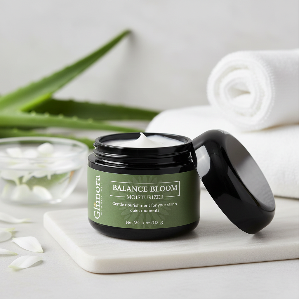 Glimora BalanceBloom Moisturizer | pH Balanced Recovery & Renewal | Made in  USA