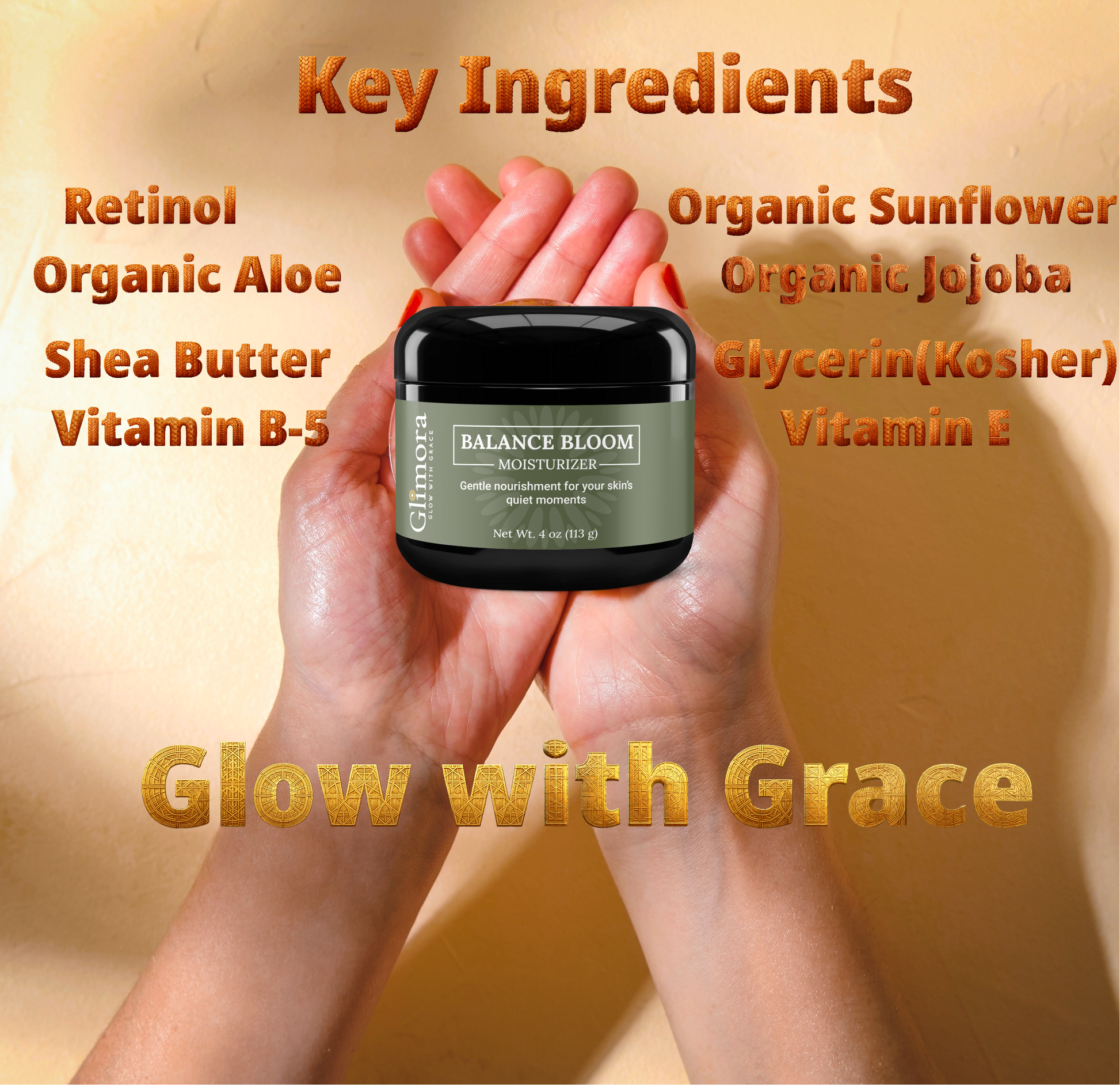 Glimora BalanceBloom Moisturizer | pH Balanced Recovery & Renewal | Made in  USA