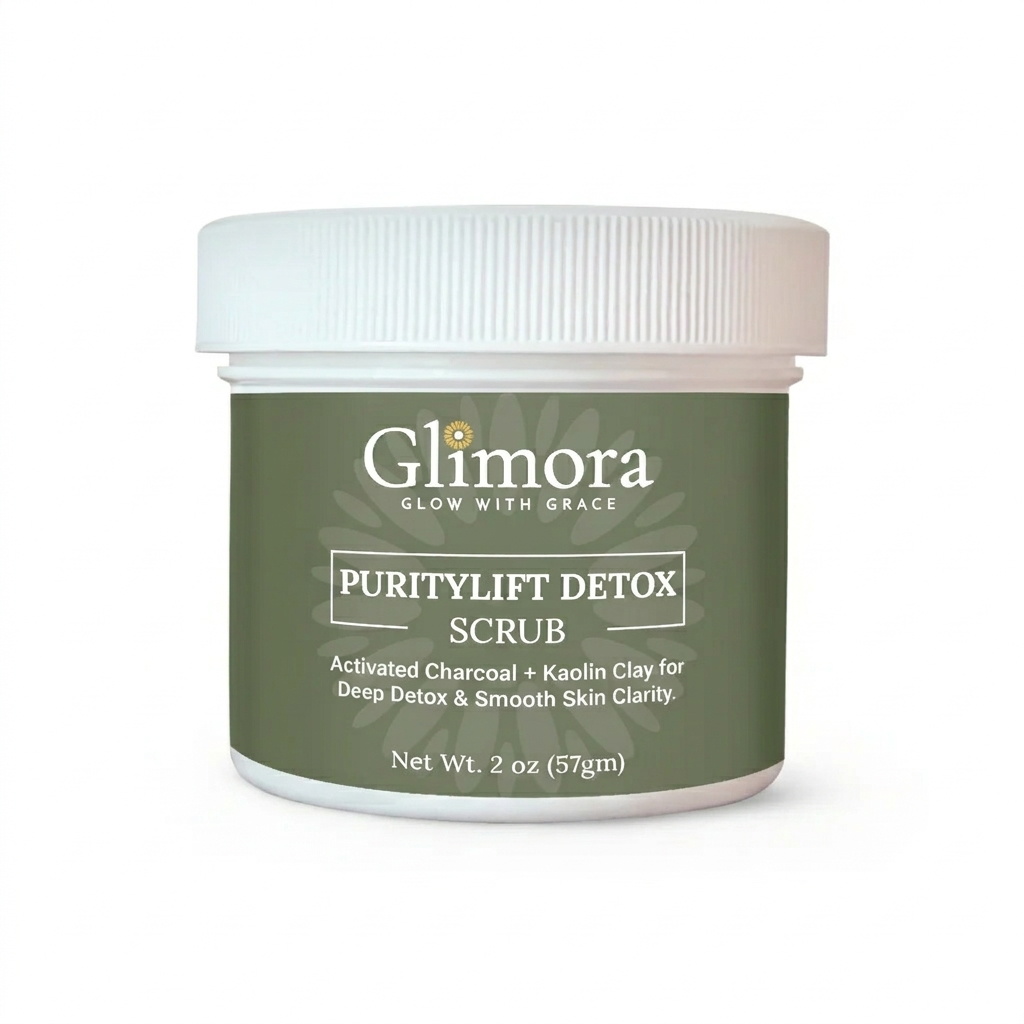 Glimora PurityDetox Scrub | Pore Refining Exfoliant | Made in USA