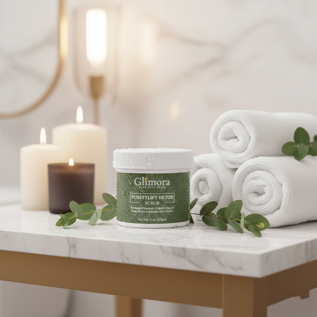 Glimora PurityDetox Scrub | Pore Refining Exfoliant | Made in USA