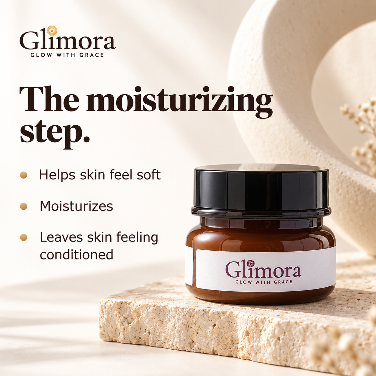 GLIMORA Bio-Energy GelFace Cream: moisturizes and helps skin feel soft and conditioned.