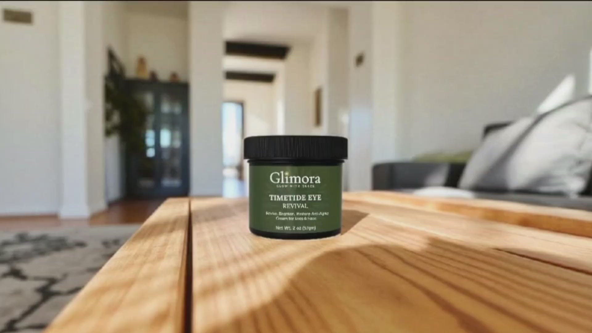 Glimora TimeTide Eye Revival-Glimora  Peptide & AHA Eye Treatment | Youthful Eye  & Face Lotion | Made in USA
