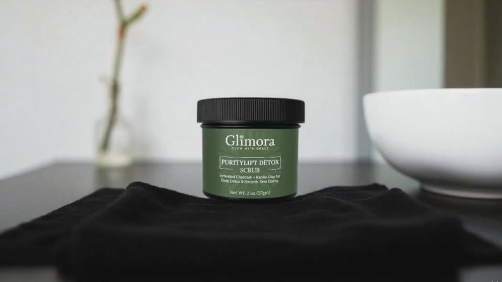 Glimora PurityDetox Scrub | Pore Refining Exfoliant | Made in USA